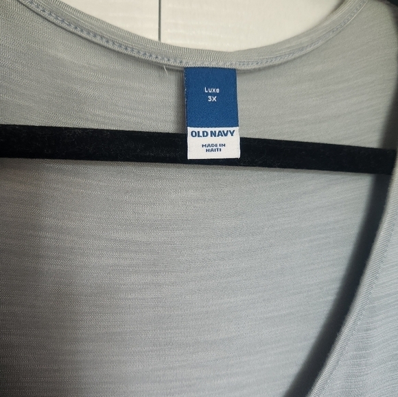 Old Navy Luxe Green Long Sleeve Plus Size Tee Size 3x - Picture 6 of 9